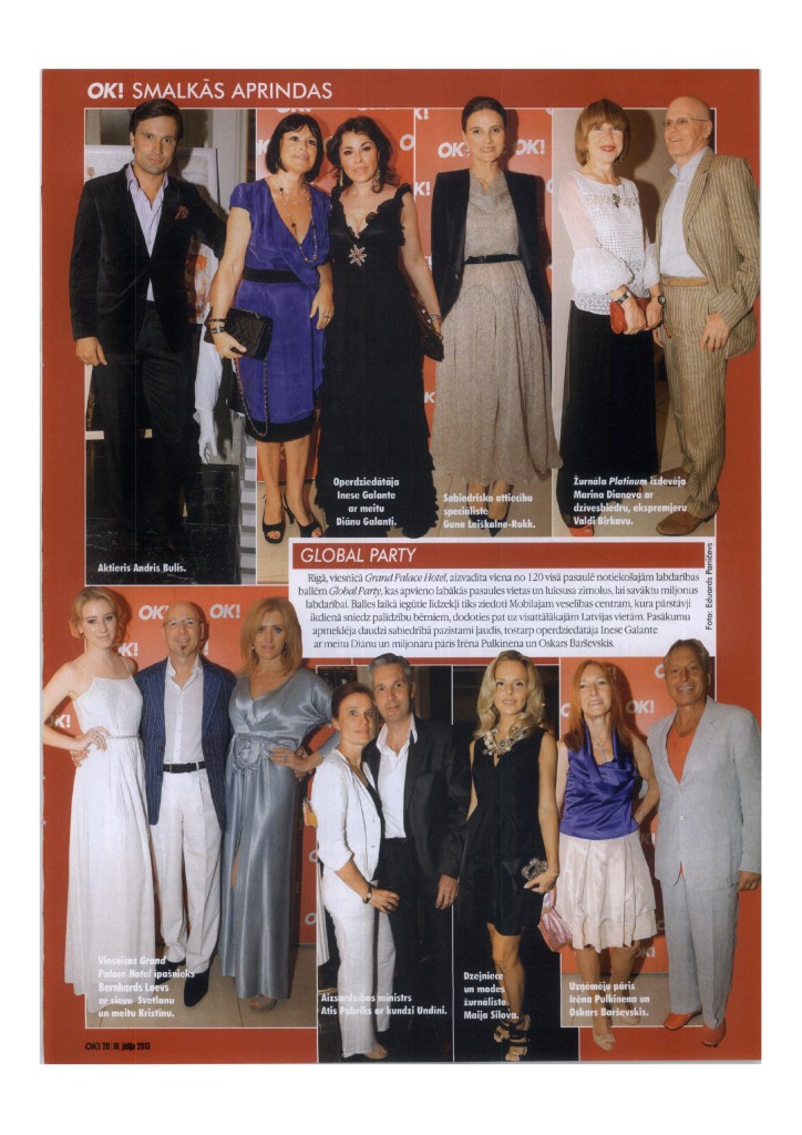 Inese Galante OK Magazine 2013