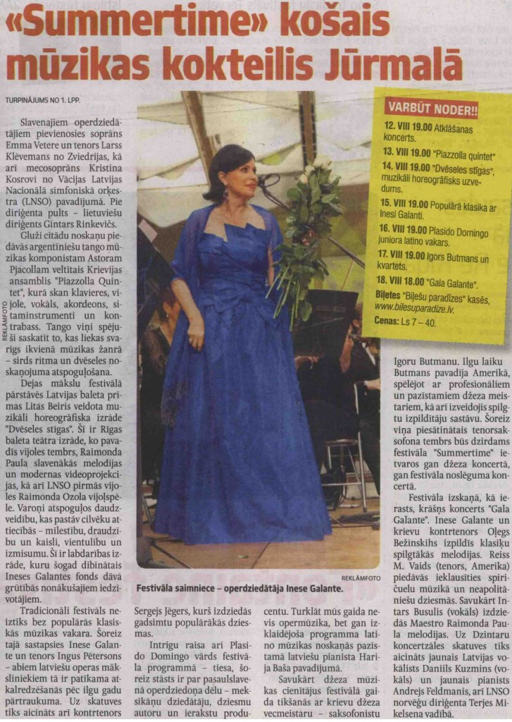 galante inese summertime 2013 rigas vilni