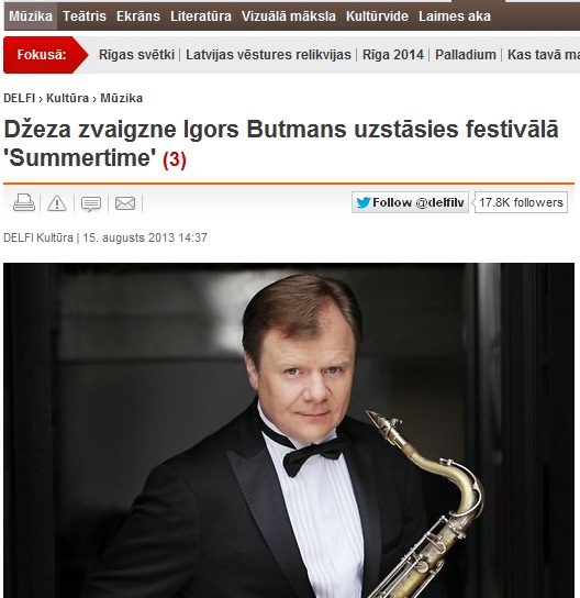 summertime igor butman inese glante 2013