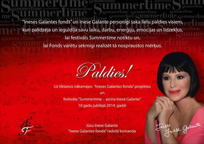 summertime inese galante paldies